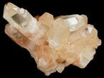 Tangerine Quartz Crystal Cluster - Madagascar #58825-4